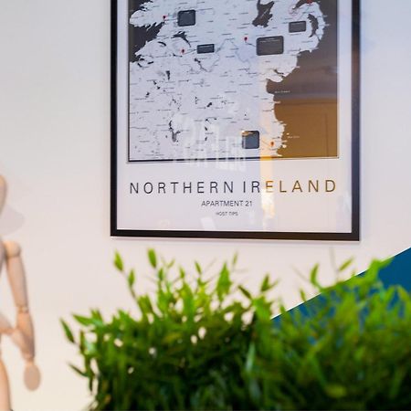 Funky City Apartment - Secure Parking - Wifi - Sleeps 6 - No Parties Belfast Eksteriør bilde
